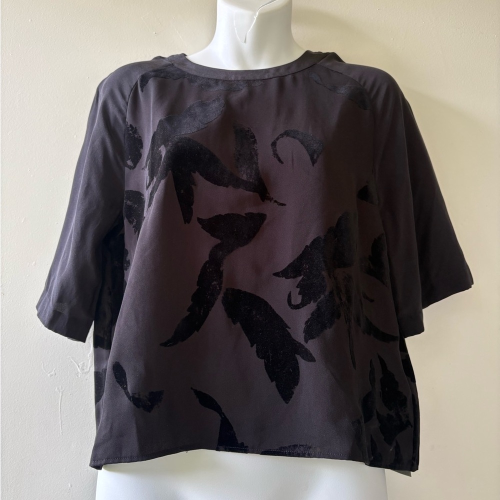 Allsaints Uma Lux Black Top BNWT SZ S